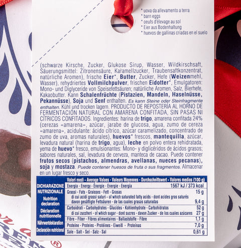 PANETTONE CUOR DI AMARENA FABBRI 500g