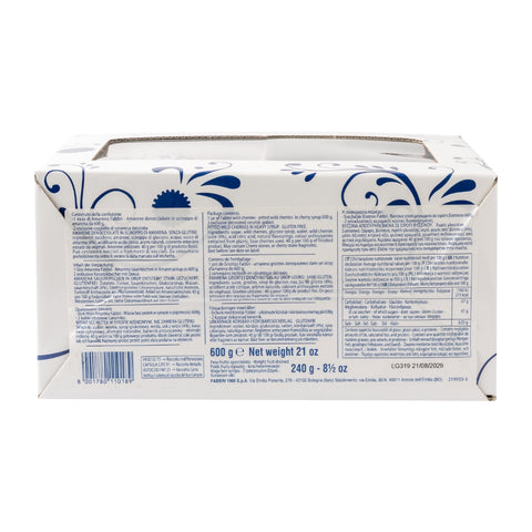 COUVETTE AMARENA FABBRI 600g CON COPPETTE IN CERAMICA DECORATA - Fabbri 1905 S.p.A.
