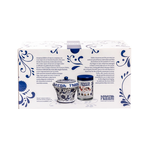 COUVETTE AMARENA FABBRI IN LATTA 1,25kg CON VASO IN CERAMICA DECORATA - Fabbri 1905 S.p.A.