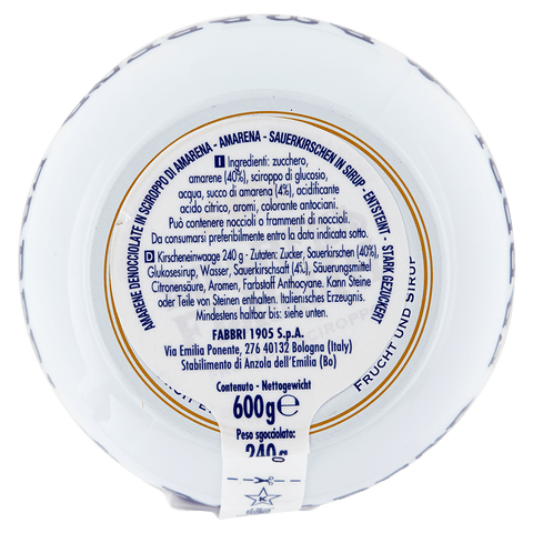 AMARENA FABBRI 600g - Fabbri 1905 S.p.A.