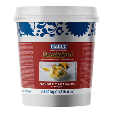 SNACKOLOSI MANGO E MACADAMIA CRUNCHY 3,8kg - Fabbri 1905 S.p.A.