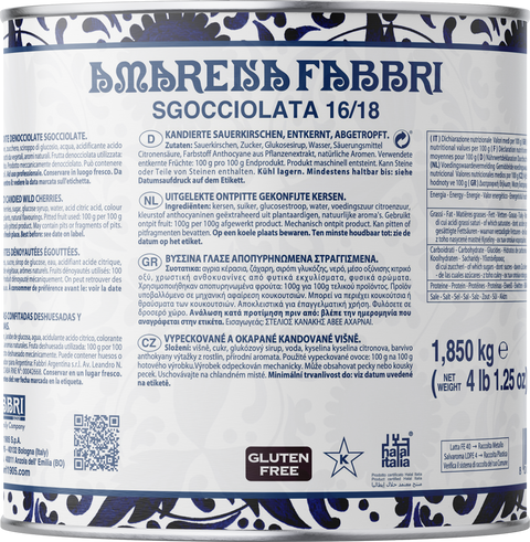 AMARENA FABBRI SGOCCIOLATA INTERA 1,85KG - Fabbri 1905 S.p.A.