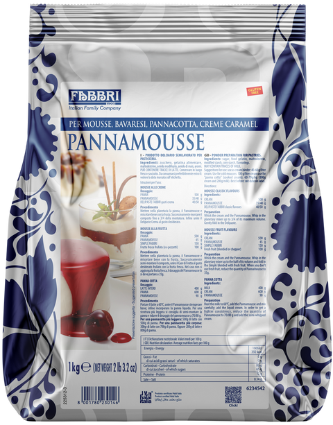 PANNAMOUSSE 1KG - Fabbri 1905 S.p.A.