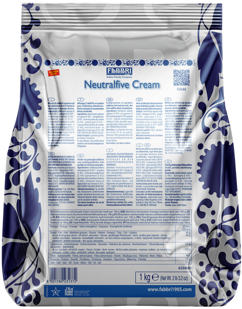 NEUTRALFIVE CREAM 1kg - Fabbri 1905 S.p.A.