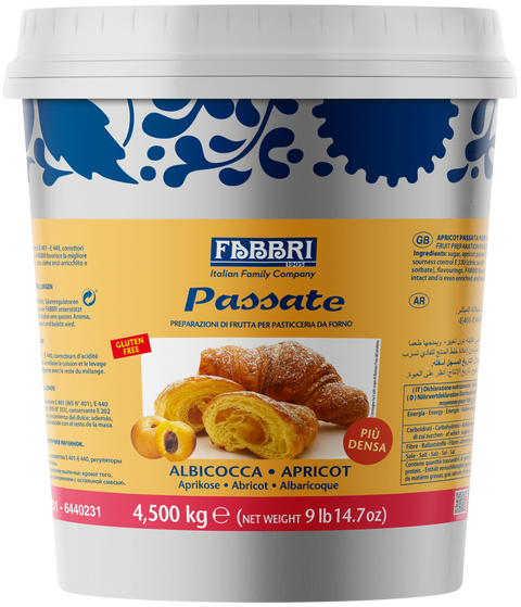 PASSATA ALBICOCCA PIÙ DENSA PER CORNETTI 4,5KG - Fabbri 1905 S.p.A.