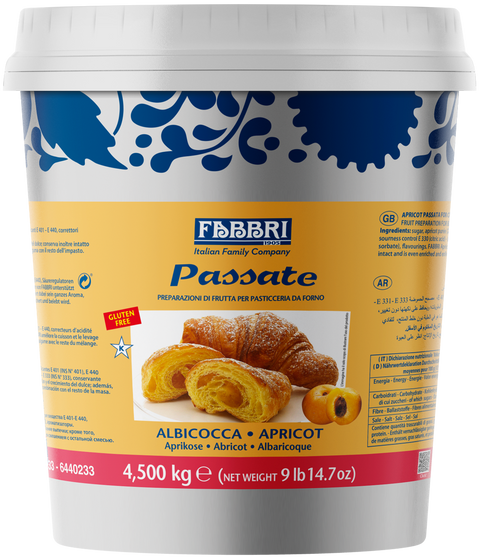PASSATA ALBICOCCA PER CORNETTI E RIPIENI 4,5KG - Fabbri 1905 S.p.A.