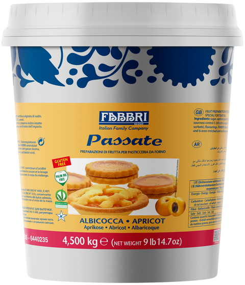 PASSATA ALBICOCCA PER CROSTATE E CRÉPES 4,5KG - Fabbri 1905 S.p.A.