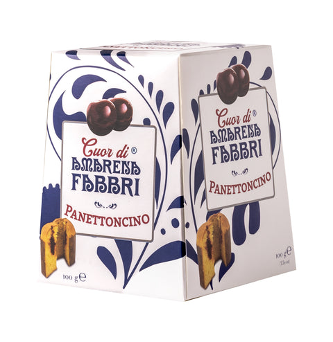 Panettoncino Cuor di Amarena Fabbri 100g (12 pezzi)