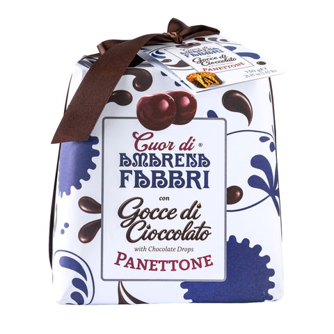 Panettone Cuor di Amarena Fabbri con Gocce di Cioccolato