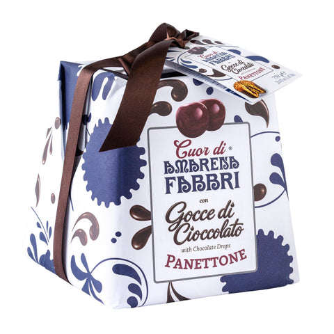 Panettone Cuor di Amarena Fabbri con Gocce di Cioccolato