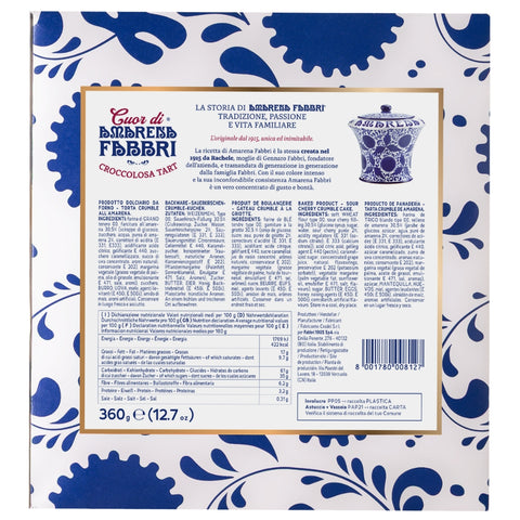 Croccolosa Tart Cuor di Amarena Fabbri 360g