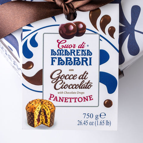 Panettone Cuor di Amarena Fabbri con Gocce di Cioccolato