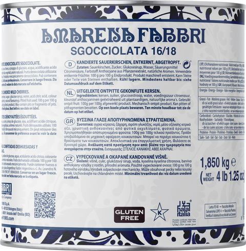 AMARENA FABBRI SGOCCIOLATA INTERA 1,85KG - Fabbri 1905 S.p.A. 