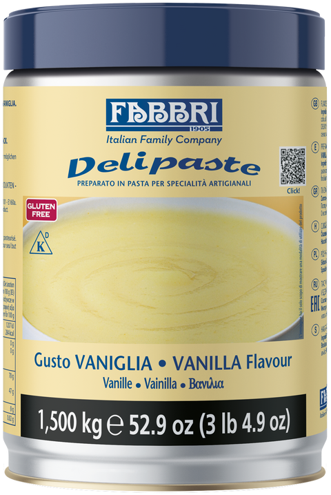Confezione lattina Delipaste Vaniglia frontale