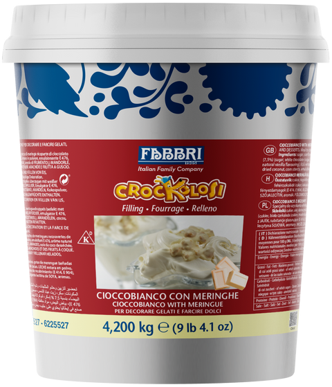 Crockolosi Cioccolato Bianco con Meringhe 4,2kg