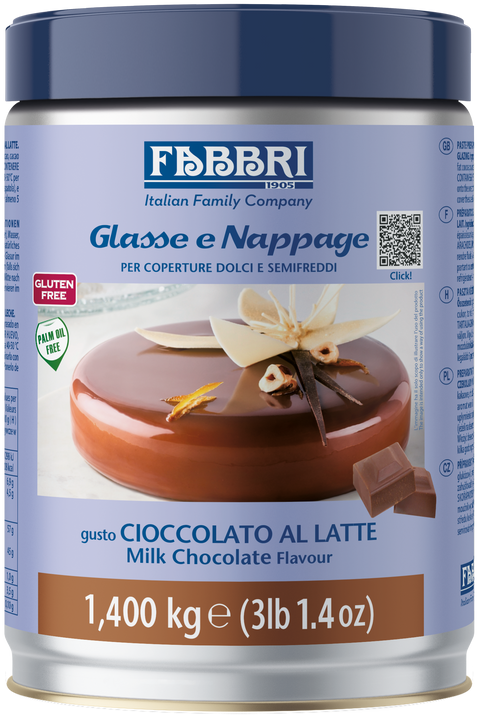 GLASSA CIOCCOLATO AL LATTE 1,4kg