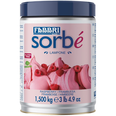 Confezione lattina sorbé lampone