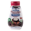Confezione topping cioccolato fondente frontale