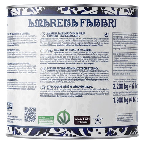 Confezione latta Amarena Fabbri frontale