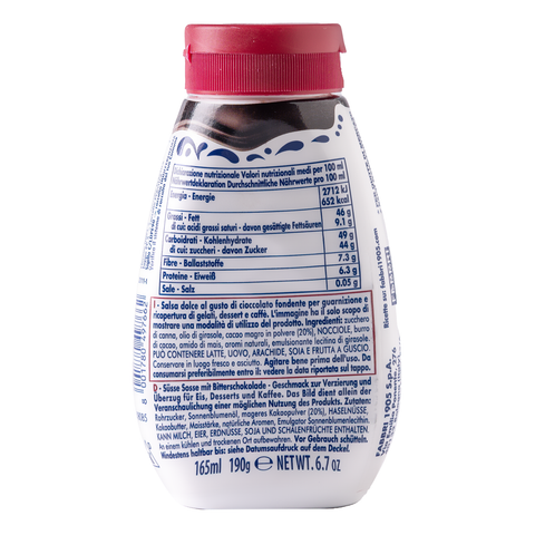 Retro packaging topping cioccolato