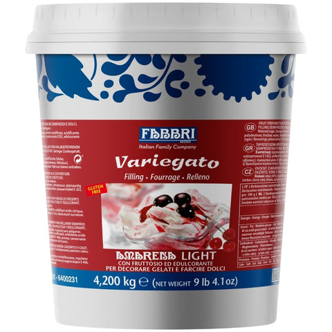 Confezione variegato Amarena Fabbri light frontale