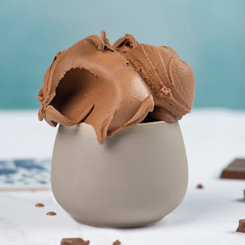 Coppa gelato cioccolato al latte senza lattosio